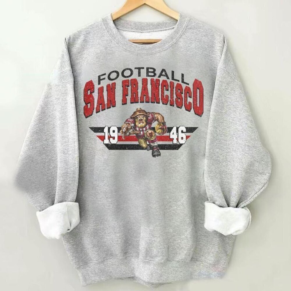 San Francisco 49ers Vintage Football Retro Fan Gift Sweatshirt
